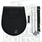 Highlander Kilt Sporran with Celtic Deep Embossing Pattern – Scottish Outfit Pouch by BattleOfKilts